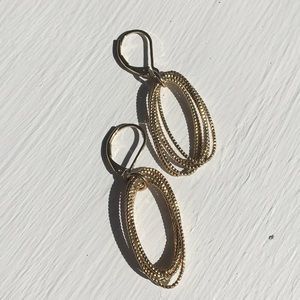 Gold Multi Hoop Earings